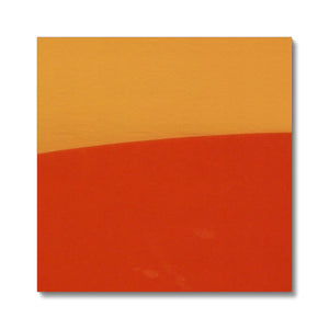 Abstract: Shot of Orange Canvas