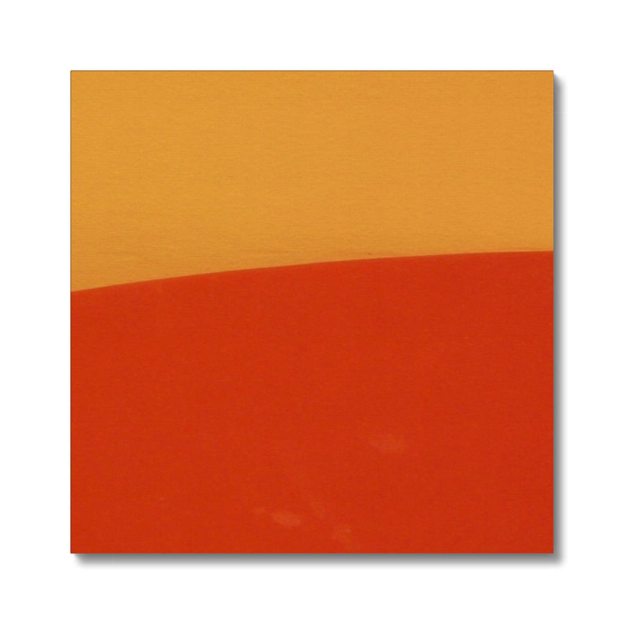 Abstract: Shot of Orange Canvas