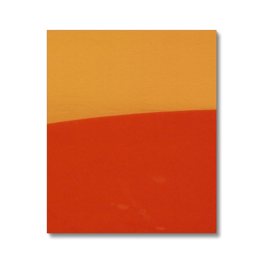 Abstract: Shot of Orange Canvas