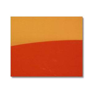 Abstract: Shot of Orange Canvas