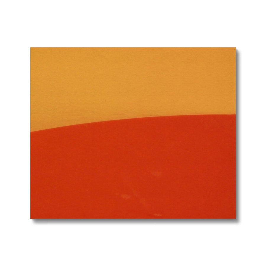 Abstract: Shot of Orange Canvas