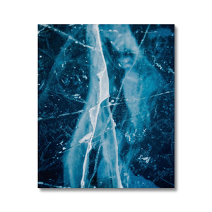 Abstract: Cracked Blue Canvas