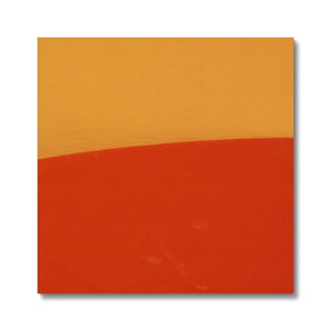 Abstract: Shot of Orange Canvas