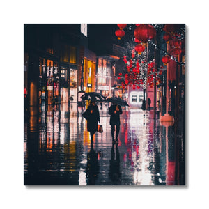 Rainy Night in Chinatown Canvas