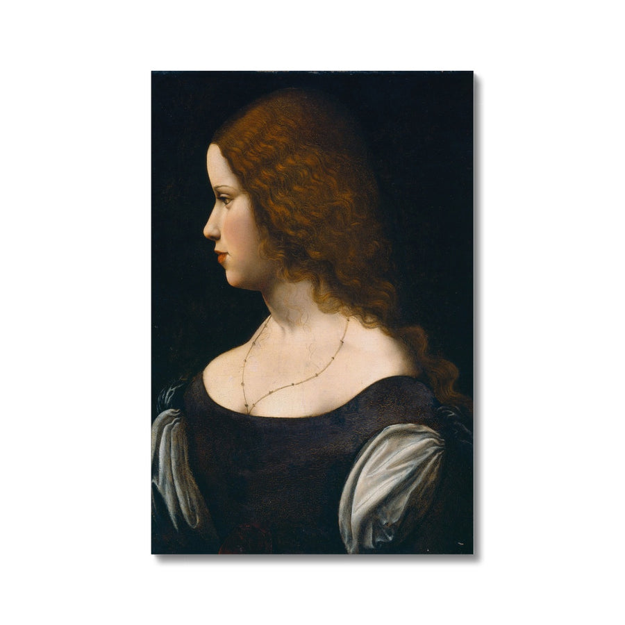 Da Vinci | Portrait of a Young Lady | 1500 Canvas