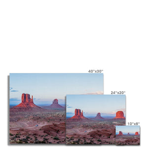 Sunsets in the Monument Valley Canvas