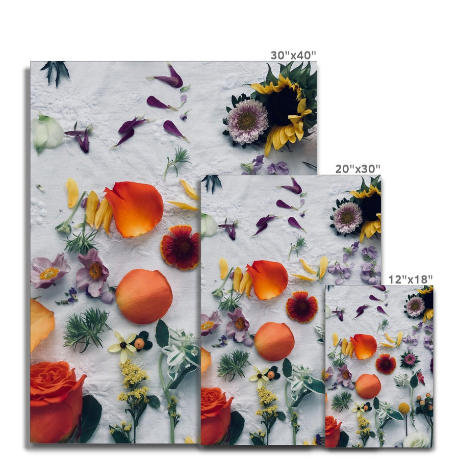 Petals and Flowers Canvas