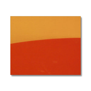 Abstract: Shot of Orange Canvas