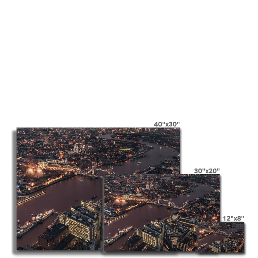 London by Night Canvas