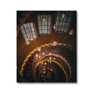 Twirl Staircase with Lights Canvas