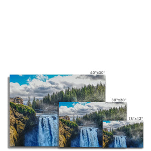 Water falling Canvas