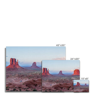 Sunsets in the Monument Valley Canvas